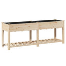 Have Blomsterkrukke Beige 203 x 53 x 76,5 cm Massivt Fyrretræ