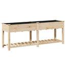 Have Blomsterkrukke Beige 203 x 53 x 76,5 cm Massivt Fyrretræ