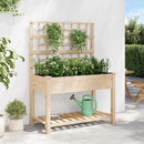 Have Blomsterkrukke Beige 115 x 60,5 x 153 cm Massivt Fyrretræ
