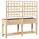 Have Blomsterkrukke Beige 161 x 46 x 152,5 cm Massivt Fyrretræ