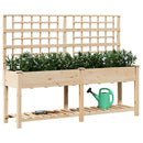 Have Blomsterkrukke med hylde Beige 203,5 x 54 x 152,5 cm