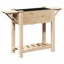 Have Blomsterkrukke Beige 111 x 37 x 76,5 cm Massivt Fyrretræ