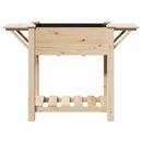Have Blomsterkrukke Beige 111 x 37 x 76,5 cm Massivt Fyrretræ