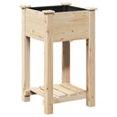 Have Blomsterkrukke Beige 45 x 45 x 76,5 cm Massivt Fyrretræ