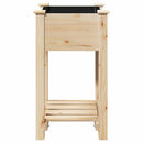 Have Blomsterkrukke Beige 45 x 45 x 76,5 cm Massivt Fyrretræ