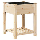 Have Blomsterkrukke Beige 60,5 x 60 x 76,5 cm Massivt Fyrretræ