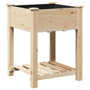 Have Blomsterkrukke Beige 60,5 x 60 x 76,5 cm Massivt Fyrretræ
