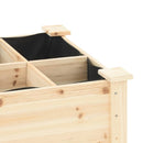 Have Blomsterkrukke Beige 71 x 37 x 76,5 cm Massivt Fyrretræ