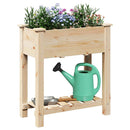 Have Blomsterkrukke Beige 71 x 37 x 76,5 cm Massivt Fyrretræ