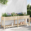 Have Blomsterkrukke Beige 203,5 x 53 x 76,5 cm Massivt Fyrretræ