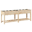 Have Blomsterkrukke Beige 203,5 x 53 x 76,5 cm Massivt Fyrretræ