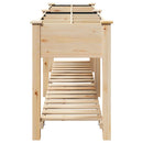 Have Blomsterkrukke Beige 203,5 x 53 x 76,5 cm Massivt Fyrretræ