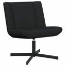Drejestol Sort 63 x 75 x 76 cm Stof