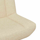 Drejestol Cremefarvet 63 x 75 x 76 cm Stof