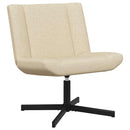 Drejestol Cremefarvet 63 x 75 x 76 cm Stof