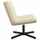 Drejestol Cremefarvet 63 x 75 x 76 cm Stof