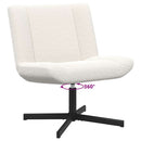 Drejestol Creme 63 x 75 x 76 cm Fårskind