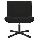 Drejestol Sort 63 x 75 x 76 cm Fårskind