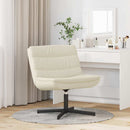 Drejestol Creme 63 x 75 x 76 cm Kunstlæder
