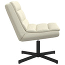 Drejestol Creme 63 x 75 x 76 cm Kunstlæder
