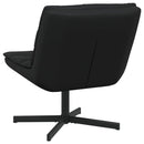 Drejestol Sort 63 x 75 x 76 cm Skinnende PU