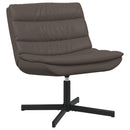 Drejestol Brun 63 x 75 x 76 cm Skinnende PU