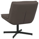 Drejestol Brun 63 x 75 x 76 cm Skinnende PU