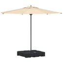 Cantilever parasolbase Sort 86 x 86 x 19 cm