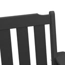 Have Stol 4 pcs Sort 65,5 x 59 x 88 cm Polyethylen