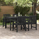 Have Stol 4 pcs Sort 65,5 x 59 x 88 cm Polyethylen