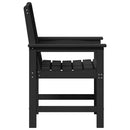 Have Stol 4 pcs Sort 65,5 x 59 x 88 cm Polyethylen