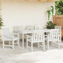 Have Stol 6 pcs Hvid 65,5 x 59 x 88 cm Polyethylen