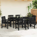 Have Stol 6 pcs Sort 65,5 x 59 x 88 cm Polyethylen