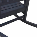 Gyngestol 2 pcs Marineblå 92 x 70 x 108 cm Polyethylen