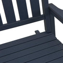 Gyngestol 2 pcs Marineblå 92 x 70 x 108 cm Polyethylen