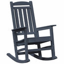 Gyngestol 2 pcs Marineblå 92 x 70 x 108 cm Polyethylen