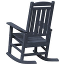 Gyngestol 2 pcs Marineblå 92 x 70 x 108 cm Polyethylen