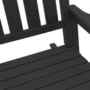 Gyngestol 2 pcs Sort 92 x 70 x 108 cm Polyethylen