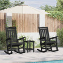 Gyngestol 2 pcs Sort 92 x 70 x 108 cm Polyethylen