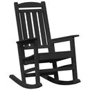 Gyngestol 2 pcs Sort 92 x 70 x 108 cm Polyethylen