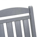 Gyngestol 3 pcs Lysegrå Polyethylen
