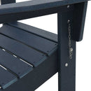 Have Stol 2 pcs Marineblå 80.5 x 74.5 x 92 cm Polyethylen
