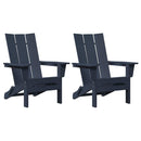 Have Stol 2 pcs Marineblå 80.5 x 74.5 x 92 cm Polyethylen