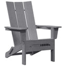 Have Stol 2 pcs Lysegrå 80.5 x 74.5 x 92 cm Polyethylen