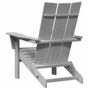 Have Stol 2 pcs Lysegrå 80.5 x 74.5 x 92 cm Polyethylen