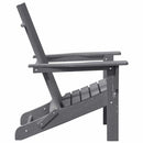 Have Stol 2 pcs Lysegrå 80.5 x 74.5 x 92 cm Polyethylen