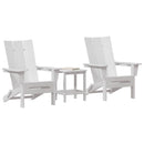 Have Stol 3 pcs Hvid 80.5 x 74.5 x 92 cm Polyethylen