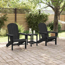 Have Stol 2 pcs Sort 82 x 74 x 92 cm Polyethylen