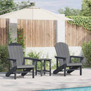 Have Stol 2 pcs Lysegrå 82 x 74 x 92 cm Polyethylen