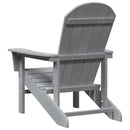 Have Stol 2 pcs Lysegrå 82 x 74 x 92 cm Polyethylen